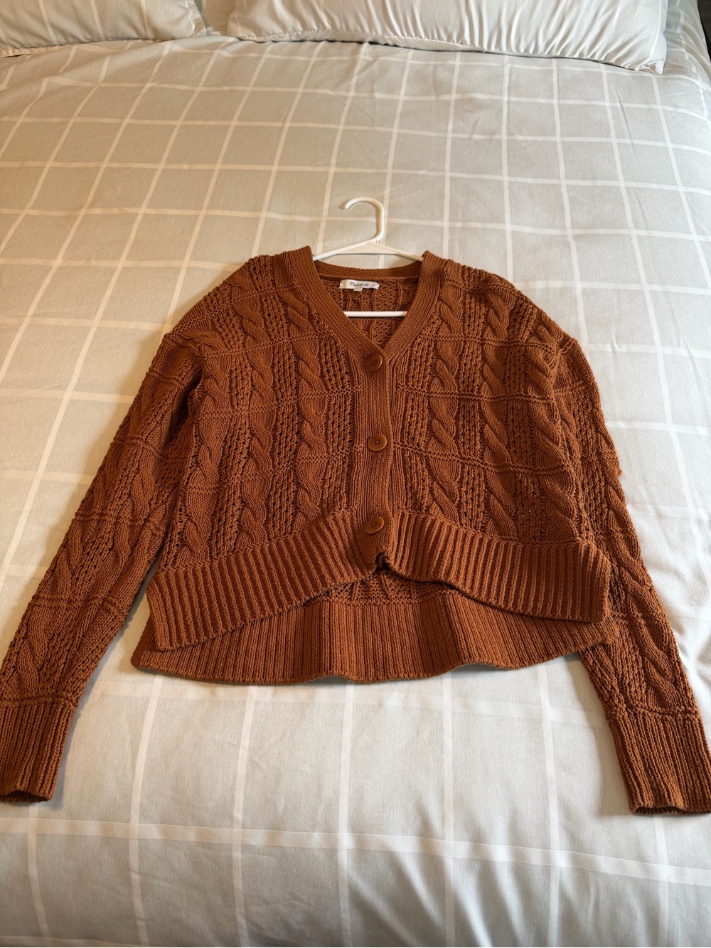 BNWT: Madewell Cardigan. Size Small